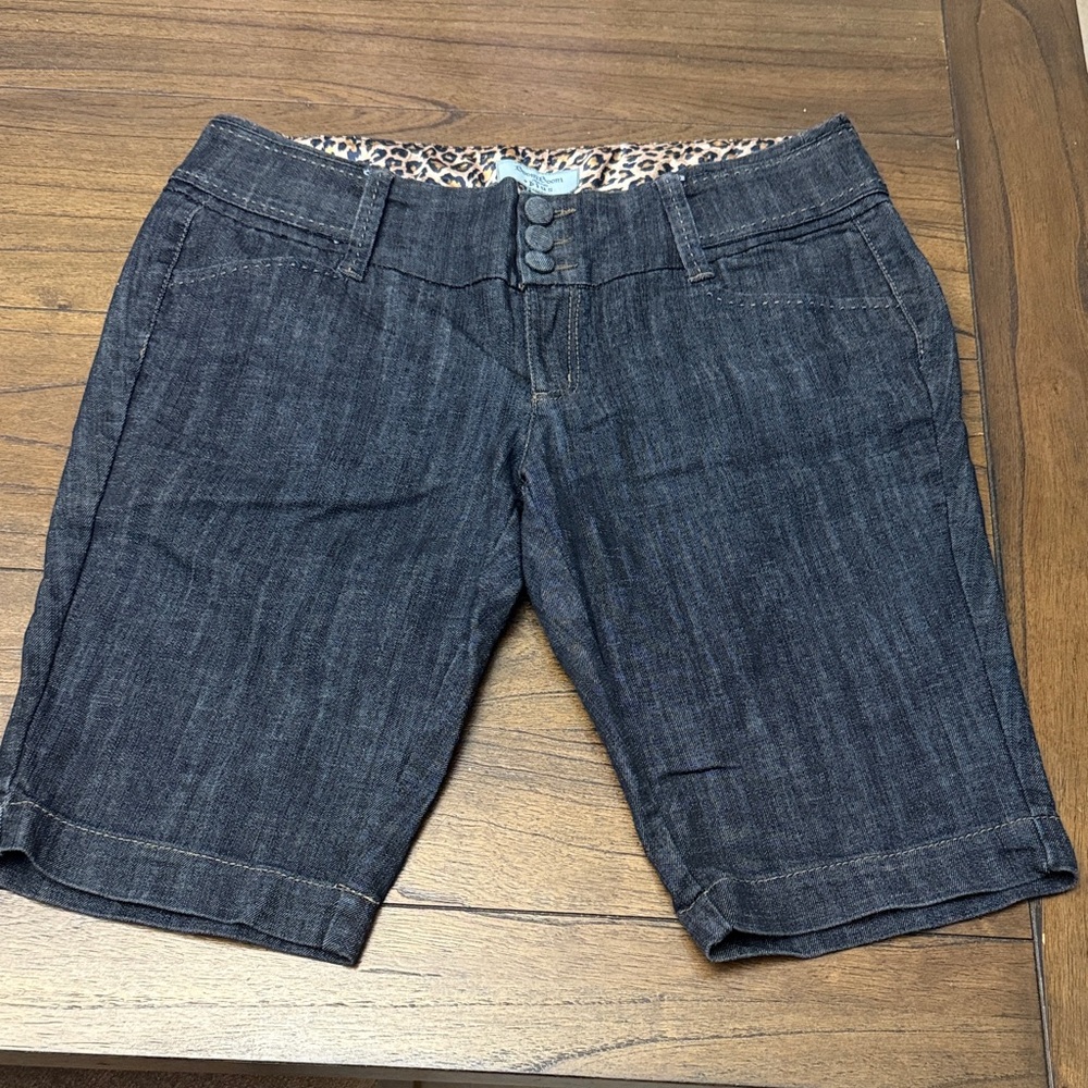 Boom Boom Jeans Dark Denim Women's Shorts 14W